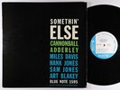 Cannonball Adderley - Somethin' Else LP - Blue Note Mono DG RVG Ear 47 W 63rd