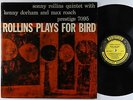 Sonny Rollins - Plays For Bird LP - Prestige - PRLP 7095 Mono DG RVG 446 W 50th