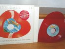 BOBBY CALDWELL WHAT YOU WON'T DO FOR LOVE 45 RPM RED VINYL HEART SHAPED RECORD S