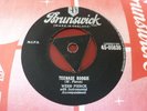WEBB PIERCE TEENAGE BOOGIE  1957 BRUNSWICK TRI 45-05630 RARE ROCK N ROLL EX