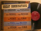 RCA LM 1703 ELMAN PIATIGORSKY MILSTEIN Menuhin Great Combinations 1S 1S VG++