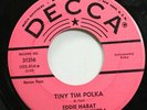 Polka 45 Eddie Habat And His Orchestra - Tiny Tim Polka / Crackerjack Polka On D