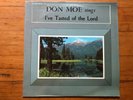 Don Moe Sings I've Tasted Of The Lord Private Label Press Christian Gospel Vinyl