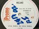 MECANO • Una Rosa es Una Rosa • SPAIN POP MOVIDA • RARE PROMO • COSTA RICA PRESS