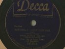 78 Rpm Record Louis Jordan Saturday Night Fish Fry