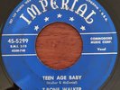 45 rpm records rare Blues, from All Time Bluesman, T Bone Walker, Teenage Baby