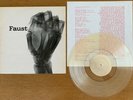 FAUST - SAME CLEAR VINYL LP - 1971 POLYDOR 2310142 GERMANY + INSERT  EX+