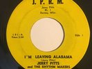 COUNTRY 45 Jerry Pitts I'M LEAVING ALABAMA/KEEP OLE CENTRAL ROLLING J.P.R.M. 101