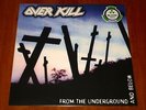OVERKILL FROM THE UNDERGROUND AND BELOW LP *EU* 2017 BLACK VINYL 1st PRESS  New