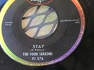 The four seasons stay With B Side Peanuts Rare Withdrawn 45 Vj Vee Jay Vg++