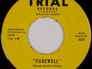 THE ASTRONAUTS: Farewell US Trial 1st Press Doo Wop Killer 45 NM Hear