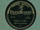 Blind Lemon Jefferson Paramount 12712 E Blues 78 Maltese Cat Blues b/w D B Blues