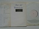 ADAM ANT Friend Or Foe UK white label vinyl LP test pressing + label copy sheet