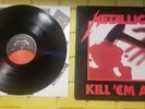 VINTAGE LP METALLICA VINYL ALBUM KILL EM ALL 1983   E1 - 60766 ELEKTRA 6C2