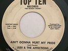 Detroit Soul 45 Judi &The Affections Aint Gonna Hurt My Pride / Pretty Top Ten