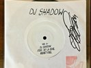 SIGNED DJ SHADOW ROCKET FUEL ft De La Soul  7