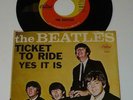 The Beatles Ticket To Ride b/w Yes it Is Picture Sleeve & 45 RPM Record