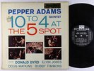 Pepper Adams Quintet - 10 To 4 At The 5-Spot LP - Riverside - RLP 1104 DG