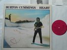 BURTON CUMMINGS Heart NM CANADA 1984 with INSERT EPIC PEC-80100 LP GUESS WHO