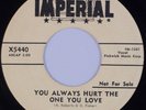 BOBBY MITCHELL: You Always Hurt The One You Love US Imperial R&B Promo 45 NM
