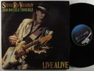 STEVIE RAY VAUGHAN & DOUBLE TROUBLE Live Alive EPIC 2XLP VG+/VG++ gatefold ^