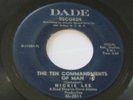 NICKIE LEE - The Ten Commandments Of Man / Late Shadows 45 DADE Prince Buster