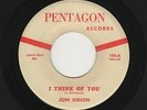 Philly R&B/DooWop JONI GIBSON/Grp I Think Of You/Hotrod Lover PENTAGON 100 HEAR
