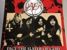 SLAYER, FACE THE SLAYER OF GOD, 180 G BROWN TRANSLUCENT VINYL LP, NEW EU IMPORT