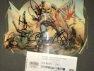 vinyle dédicacé Signed Iron Maiden