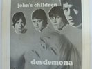 John's Children - 'desdemona' Original 1967 Track 45 in Picture Sleeve (Bolan)