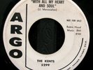 THE KENTS WITH ALL MY HEART AND SOUL VERY RARE DOO WOP PROMO 45 LISTEN TO BOTH
