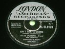 FATS DOMINO : Ain't that a shame - Original 1955 UK London HLU8173 78rpm 198