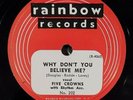 FIVE CROWNS - 78- Why Don't You Believe Me / Keep It A Secret - Rainbow 202- VG+