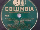 Billie Holiday Foolin' Myself I Must Have That Man 78 RPM Teddy Wilson Columbia