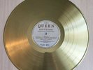 Queen - Innuendo Gift idea for New Year decorative gold vinyl record