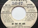 Boyd Bennett And His Rockets 45 Hit That Jive Jack PROMO King Lbl