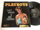Chet Baker & Art Pepper LP Playboys RARE CHEESECAKE Cover ORIG