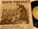 ELVIS PRESLEY SUN 217 BABY LETS PLAY HOUSE 45 / PS nm/nm 1973.repro  w sleeve