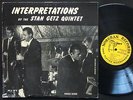 STAN GETZ Quintet Interpretations LP NORGRAN MGN 1000 US 1954 MONO Teddy Kotick