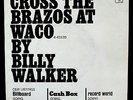 BILLY WALKER-Cross The Brazos At Waco-Rarer Promo Picture Sleeve-COLUMBIA