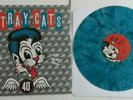 The Stray Cats 40 Ltd of 500 0n blue marble vinyl with beer mat and stickers