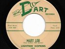Blues 45 LIGHTNIN' HOPKINS Mary Lou/Want To Go Home Dart HEAR