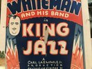 1930 KING OF JAZZ Paul Whiteman  talkie film JAZZ POSTER original