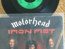 MOTORHEAD - IRON FIST RARE BLACK VINYL GREEN LABEL UK PRESS 1982 HEAVY ROCK EX+