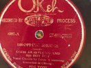 Okeh TRUETONE  8357 Louis Armstrong Hot Five DROPPING SHUCKS  78 rpm 1926 V-/V