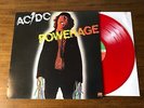 AC/DC   POWERAGE   RARE LIMITED EDITION RED VINYL LP