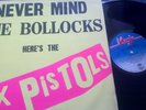 SEX PISTOLS - NEVER MIND THE BOLLOCKS LP VINYL VIRGIN V 2086 1977 GOOD  COND