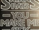 SATAN'S RATS, You Make Me Sick, 1978 Punk Vinyl Single.