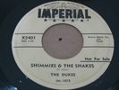 DOO WOP R&B 45 - THE DUKES - SHIMMIES & SHAKES / TEARDROP EYES - IMPERIAL PROMO