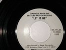 The Beatles Promo Let It Be Rare One Sided 45 Of Dialogue From The Movie
